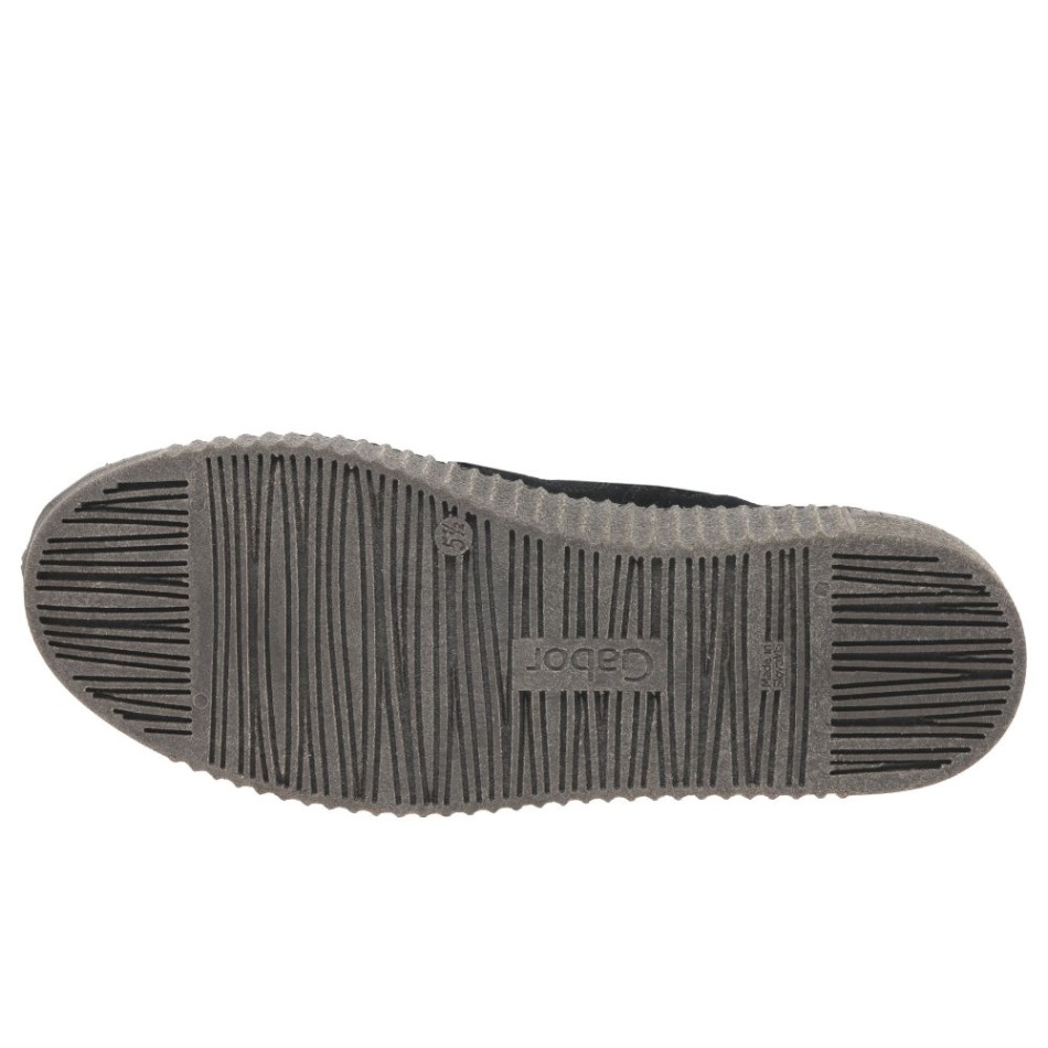 Lance Bottines Femme Gabor | Daim Noir Exclusif